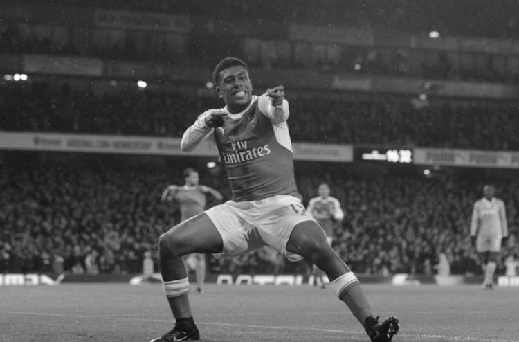 Iwobi black and white
